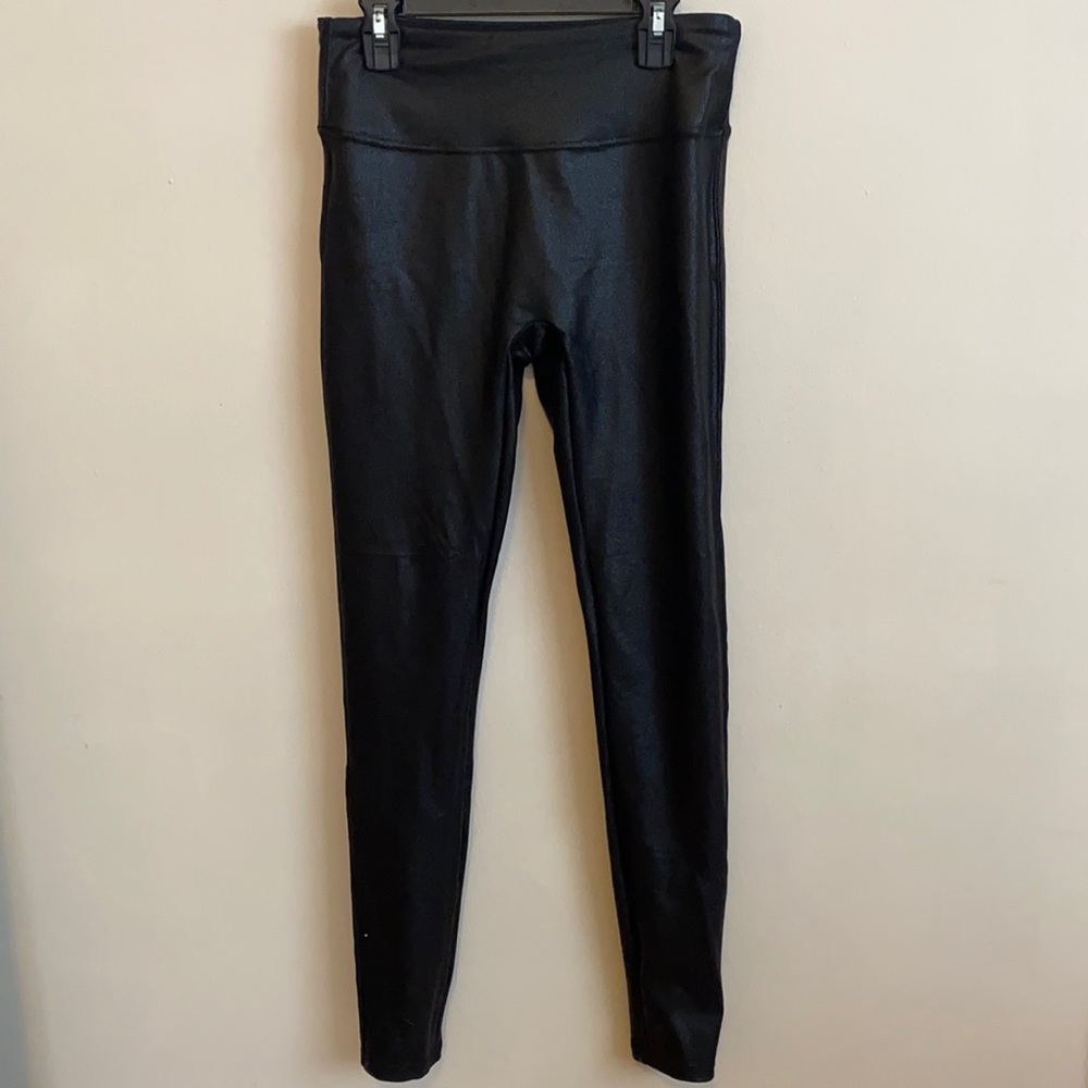 Black Faux leather leggings